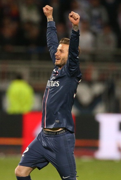 Beckham vô địch Pháp cùng với PSG ở tuổi 38.